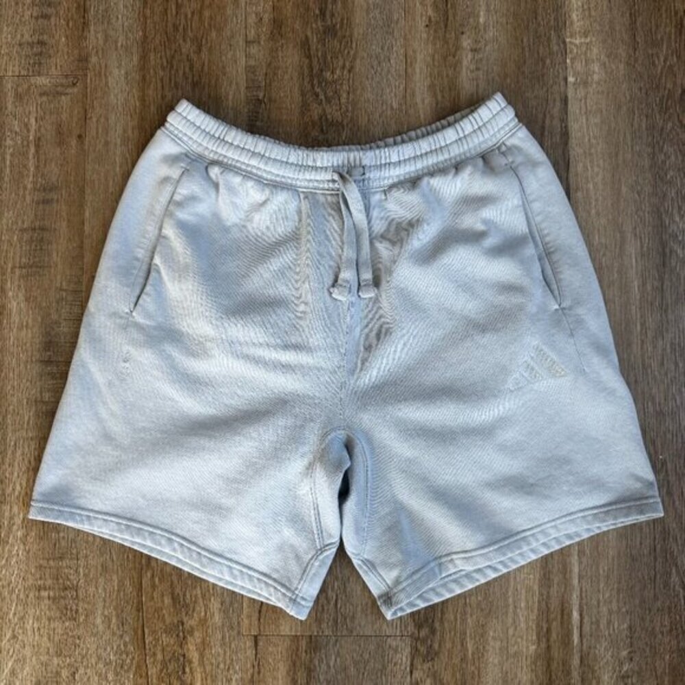 Adidas Light Blue Sweat Shorts - size Medium